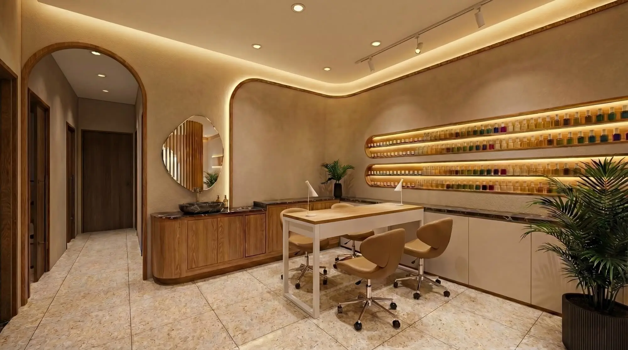 Célis Nail & Beauty clinic interior
